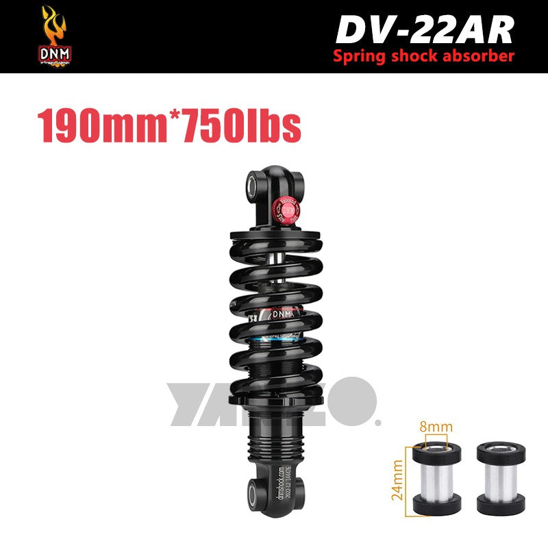 DNM DV22AR 165/190mm 650/750LBS Coil Spring Rear Shock Suspension Absorber MTB-OE,No Retail Box