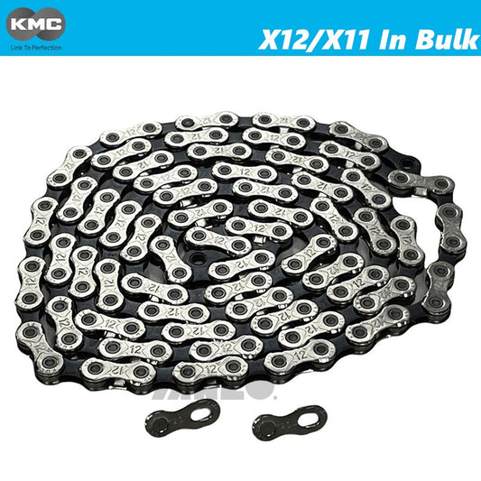 KMC X12/X11 11/12 Speed Chain 118L 124L with 2 Magic Links Mountain Road Gravel-OE,No Retail Box