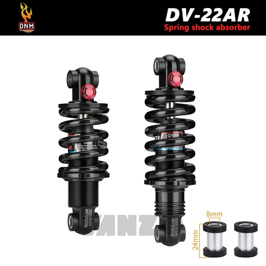 DNM DV22AR 165/190mm 650/750LBS Coil Spring Rear Shock Suspension Absorber MTB-OE,No Retail Box