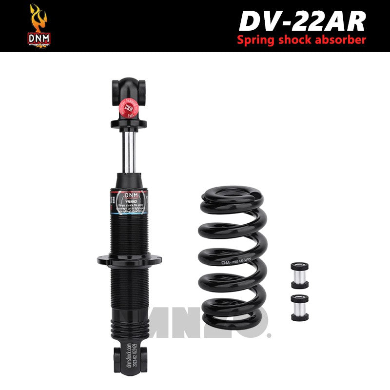 DNM DV22AR 165/190mm 650/750LBS Coil Spring Rear Shock Suspension Absorber MTB-OE,No Retail Box