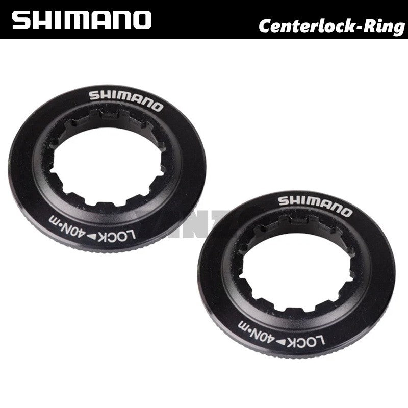 2Pcs Shimano Centerlock Disc Brake Rotor Lock Ring Black MTB ROAD MTB Fit Sram-OE,No Retail Box
