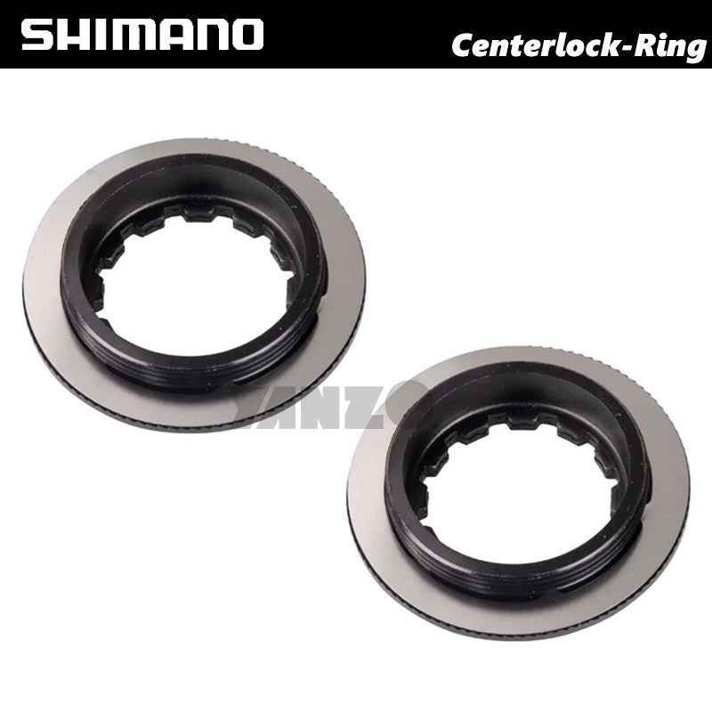 2Pcs Shimano Centerlock Disc Brake Rotor Lock Ring Black MTB ROAD MTB Fit Sram-OE,No Retail Box