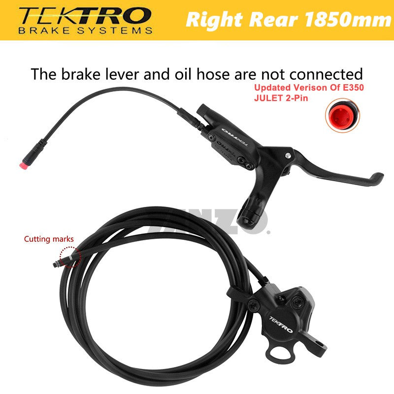 Tektro HD-E3520 E-Bike Disc Brake Set 2pin E350 Upgraded Version Front/Rear-OE,No Retail Box