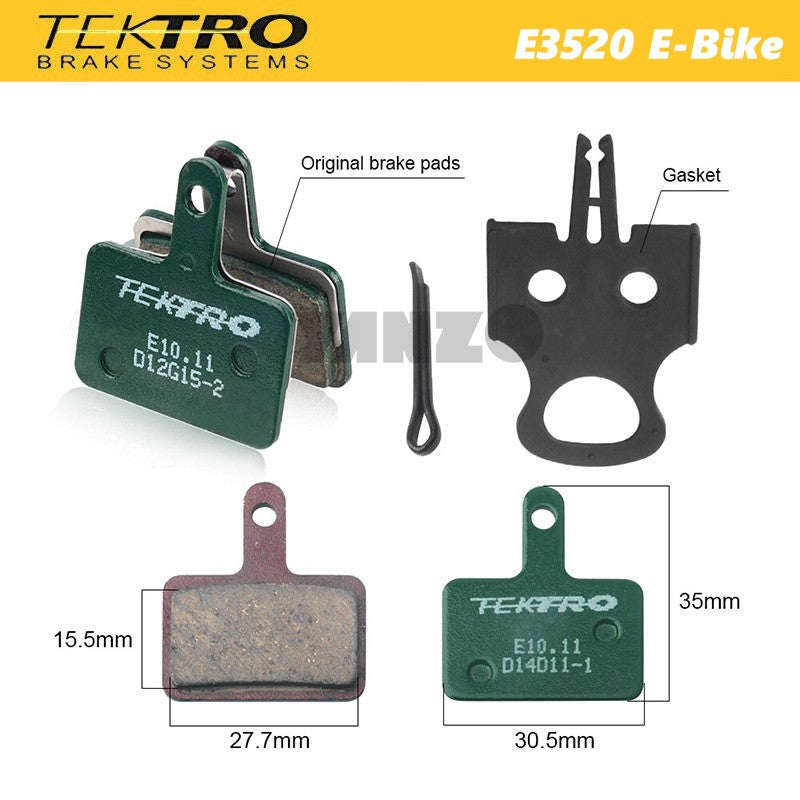 Tektro HD-E3520 E-Bike Disc Brake Set 2pin E350 Upgraded Version Front/Rear-OE,No Retail Box