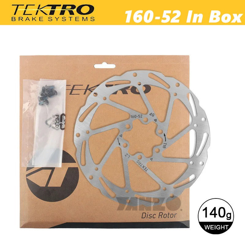 TEKTRO Bike Disc Brake Rotor TR160-52 With 6 Bolts 1.8mm Thickness (160-24)