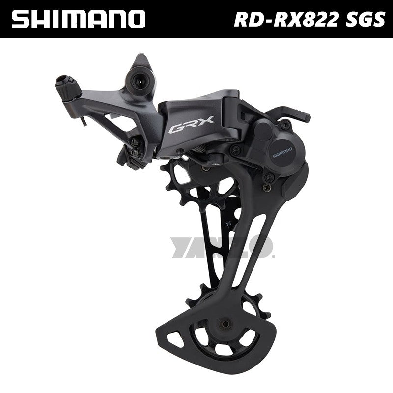 Shimano GRX RD-RX822 12-Speed Rear Derailleur - Long Cage (SGS) for Gravel Bikes-OE,No Retail Box