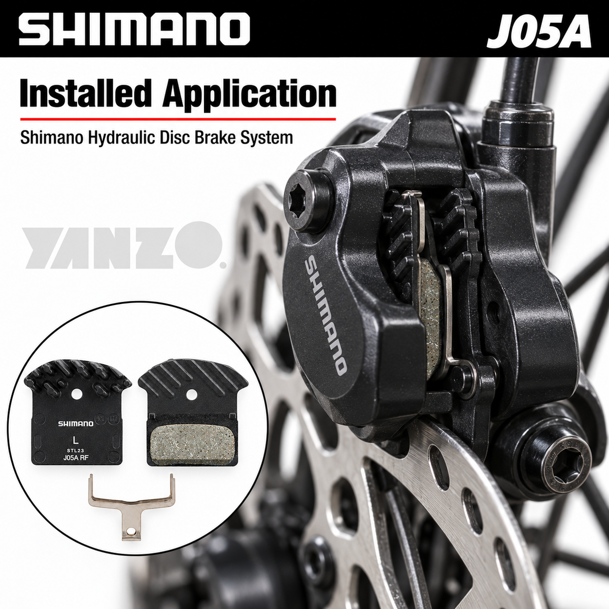 1/2Pair Shimano XT J05A 2-Piston Disc Brake Pad-Bulk