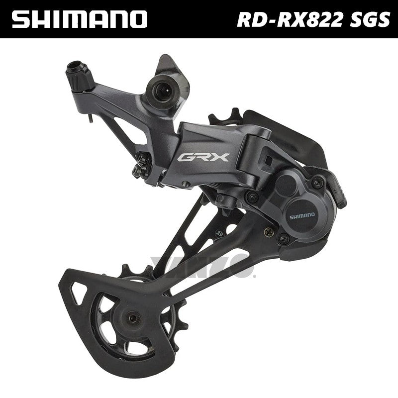 Shimano GRX RD-RX822 12-Speed Rear Derailleur - Long Cage (SGS) for Gravel Bikes-OE,No Retail Box