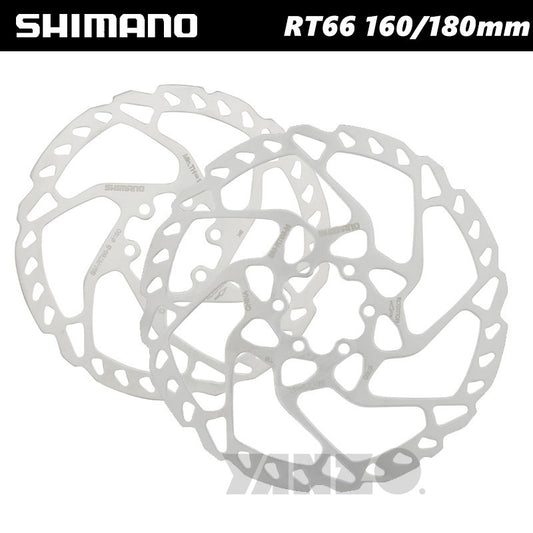 1pcs Shimano SLX SM-RT66-S/M 160mm/180mm Disc Brake Rotor 6 Bolts W/ Spacer-OE,No Retail Box