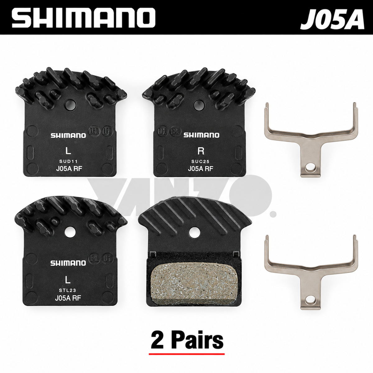 1/2Pair Shimano XT J05A 2-Piston Disc Brake Pad-Bulk