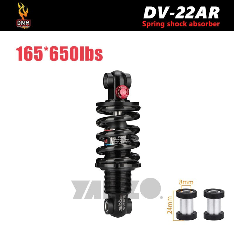 DNM DV22AR 165/190mm 650/750LBS Coil Spring Rear Shock Suspension Absorber MTB-OE,No Retail Box