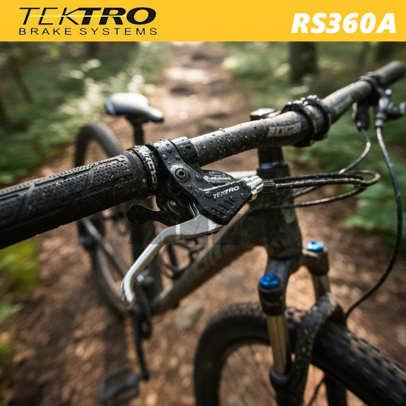 Tektro RS360A Linear Pull Bike Brake Levers Sliver Pair MTB Hybrid-OE