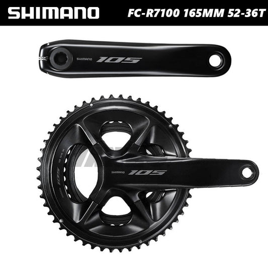 Shimano FC-R7100 105 2*12 Speed Crankset 52-36T 165mm Length Hollowtech II Bulk