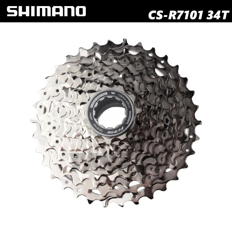 Shimano 105 CS-R7101 12 Speed 11-34T HG Cassette Road Bike Gravel-OE,No Retail Box