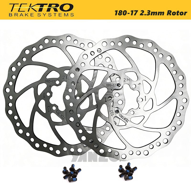 Tektro 180-17 Hydraulic Disc Brake Rotor 6 Bolts 2.3mm thickness MTB E-Bike-OE No Retail Box