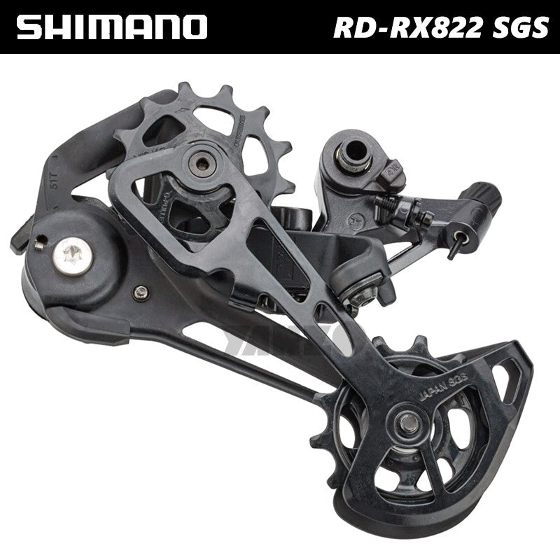 Shimano GRX RD-RX822 12-Speed Rear Derailleur - Long Cage (SGS) for Gravel Bikes-OE,No Retail Box