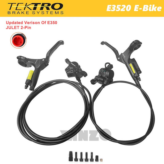 Tektro HD-E3520 E-Bike Disc Brake Set 2pin E350 Upgraded Version Front/Rear-OE,No Retail Box
