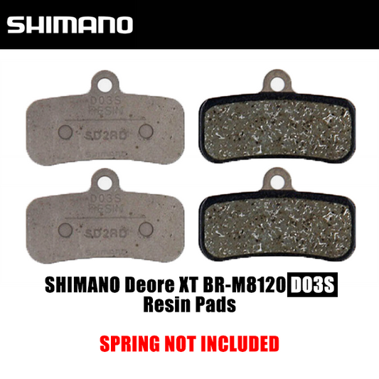 2Pairs SHIMANO D03S Resin 4Pistons Brake Pad BR-M8120/M640/M8020/M6120/M7120-OE