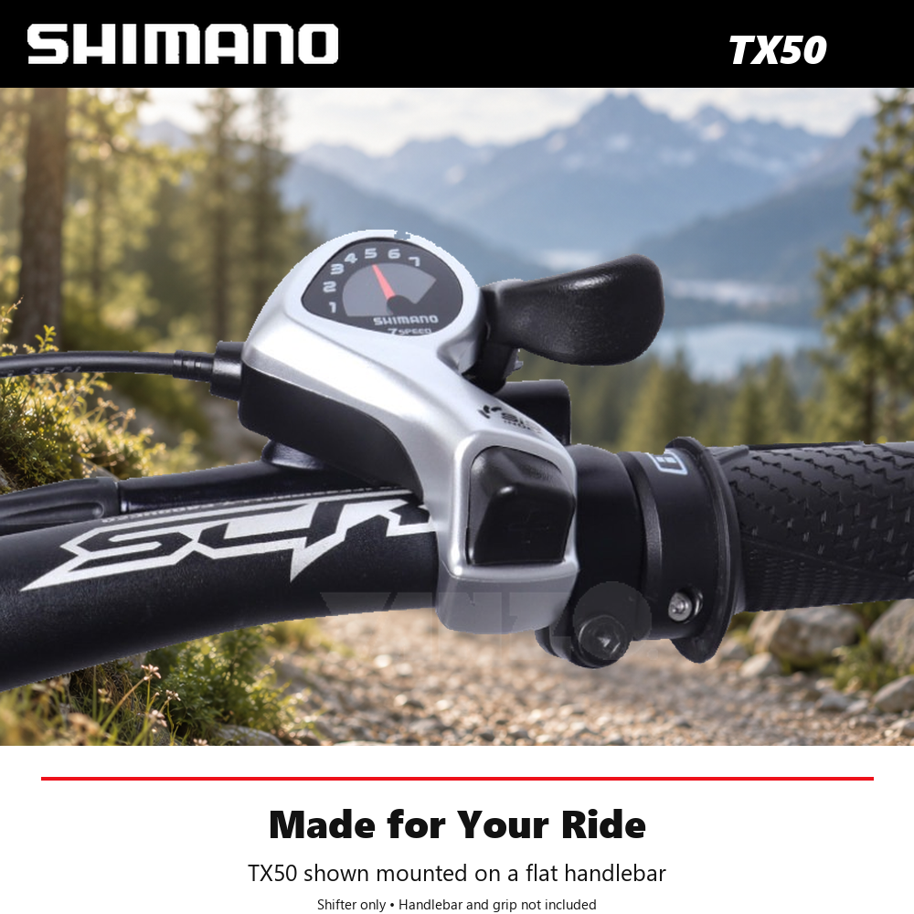 Shimano Tourney SL-TX50 Thumb Shifter Set 3/6/7 Speed with Cable