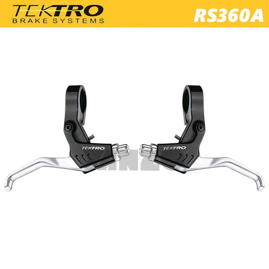 Tektro RS360A Linear Pull Bike Brake Levers Sliver Pair MTB Hybrid-OE