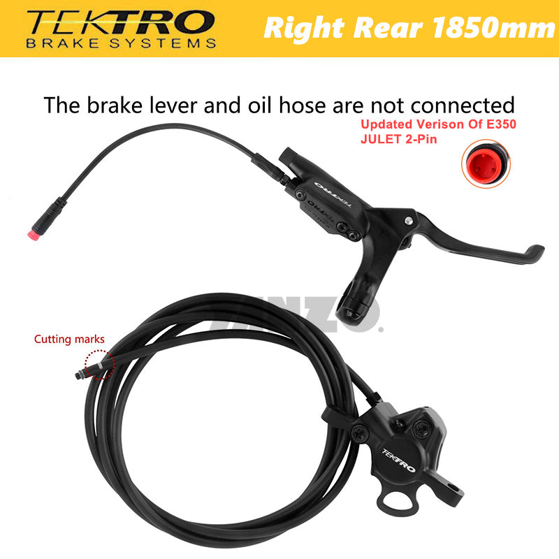 Tektro HD-E3520 E-Bike Disc Brake Set 2pin E350 Upgraded Version Front/Rear-OE,No Retail Box
